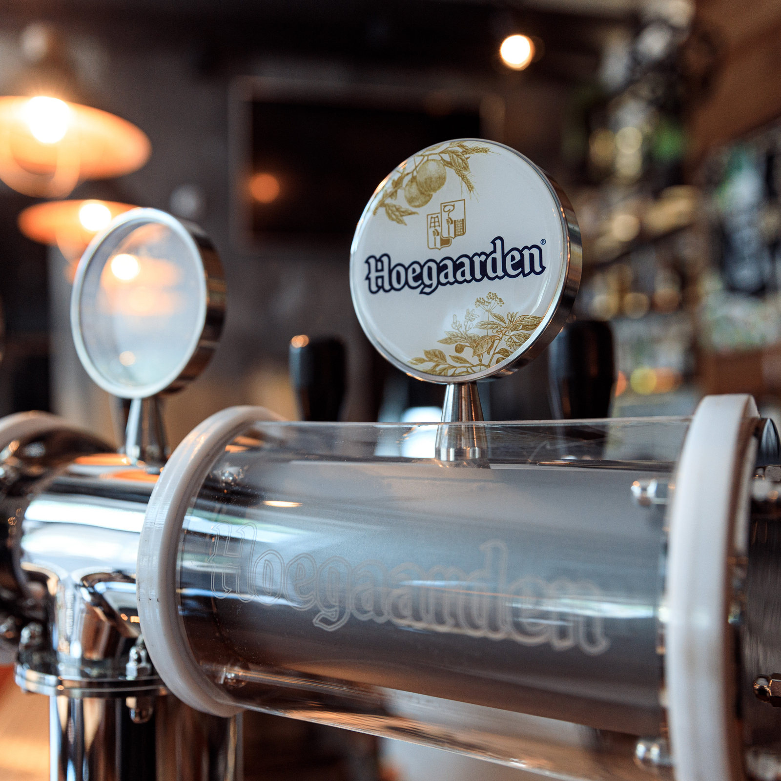 Draught beer tap — Food and Restaurant Photography, Brussels
