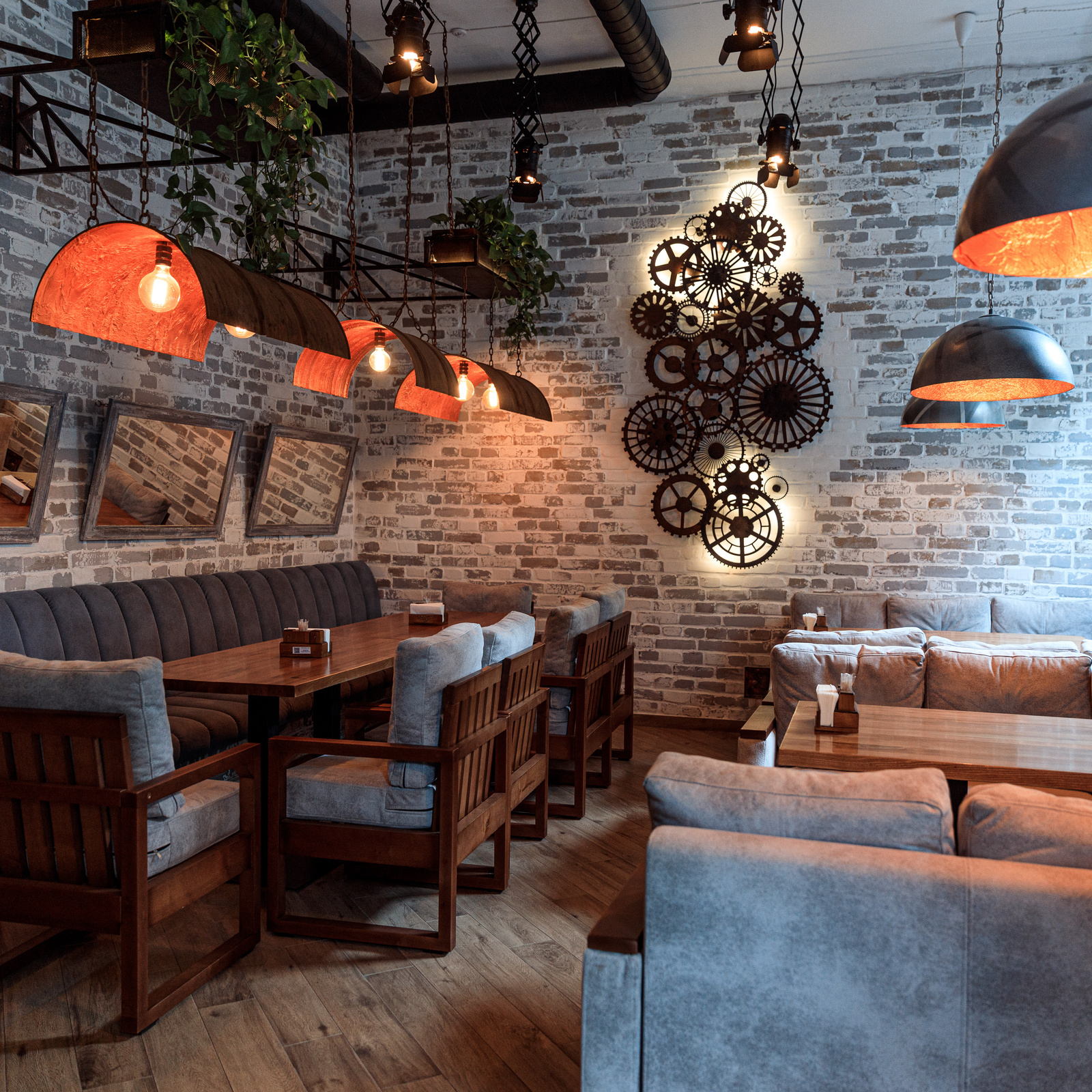 Loft dining room — Food and Restaurant Photography, Brussels