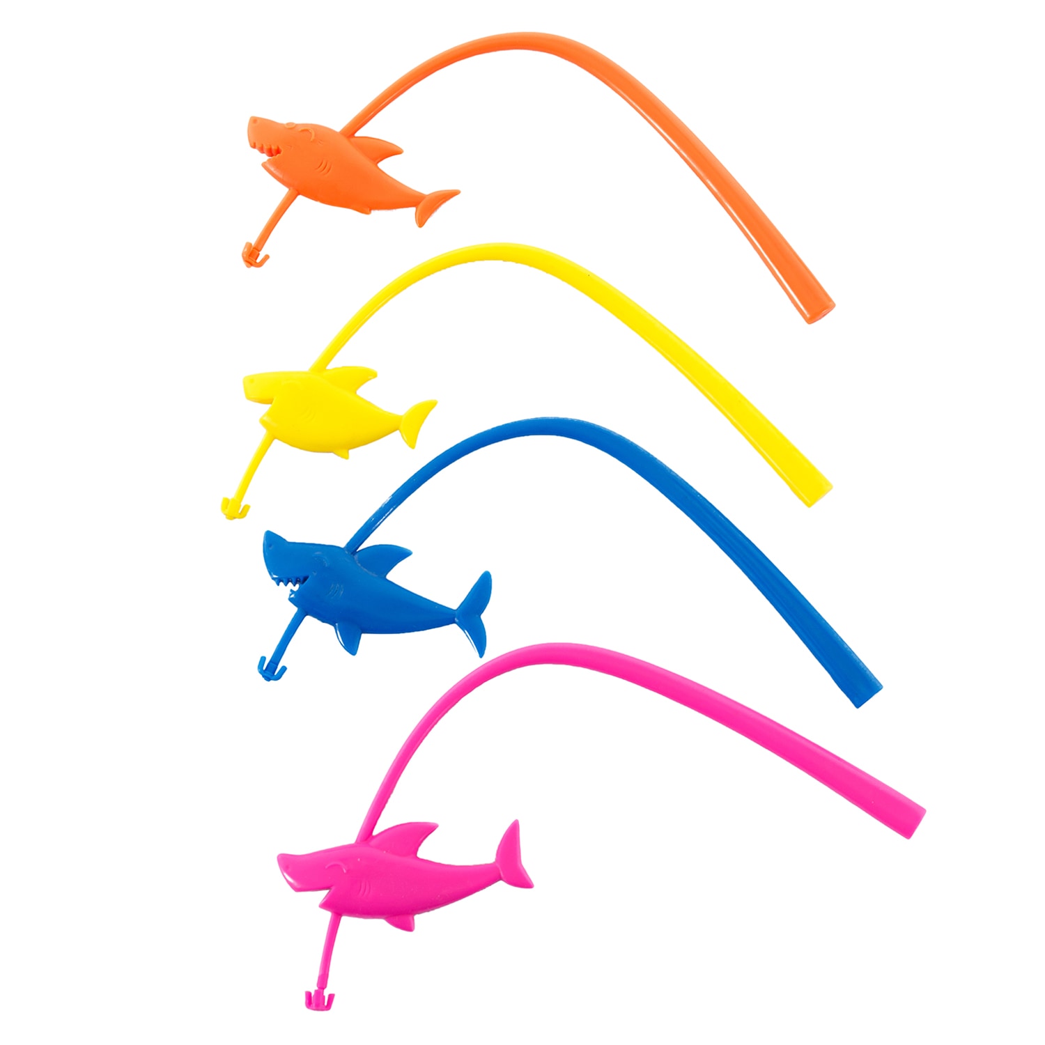 Four coloured fishing rods — Amazon-Ready Product Photography, Brussels